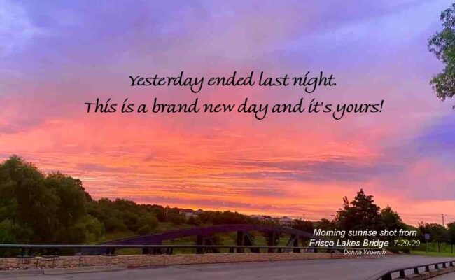It’s a Brand New Day