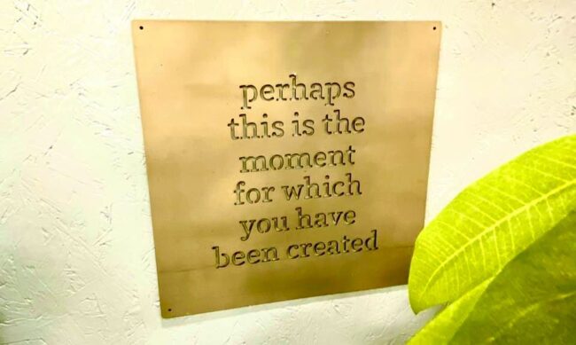 Is this the Moment for Which We Were Created?