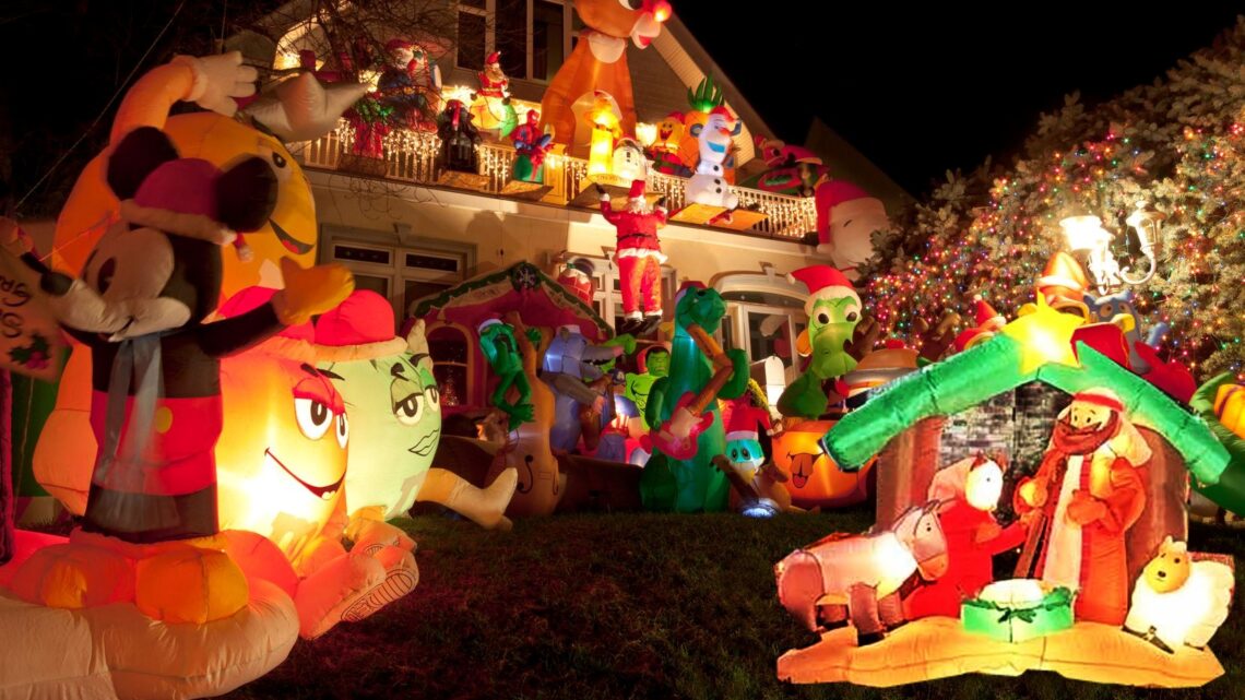 Deck the Homes with Boughs of Inflatables