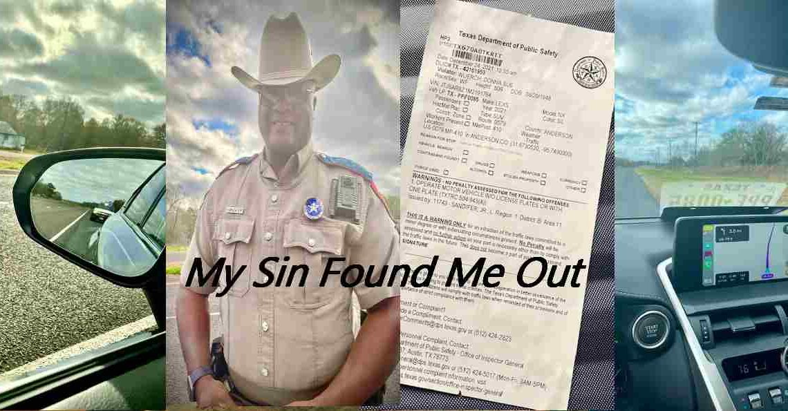 My Sin Found Me Out