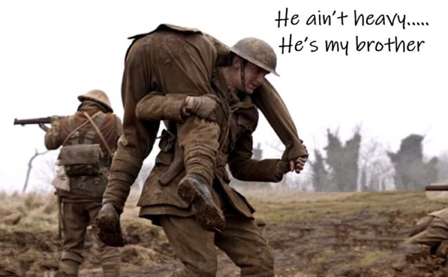 He Ain’t Heavy. He’s My Brother.