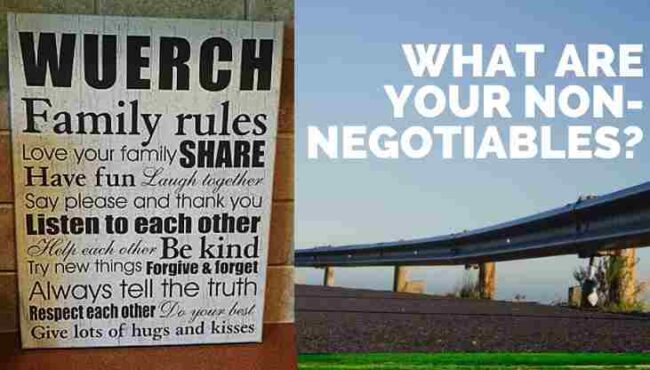 Our Non-Negotiables