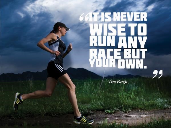 Running our OWN Race