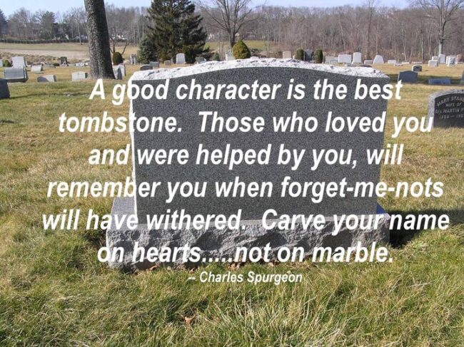 Character Matters