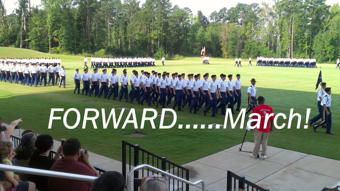 Forward…March