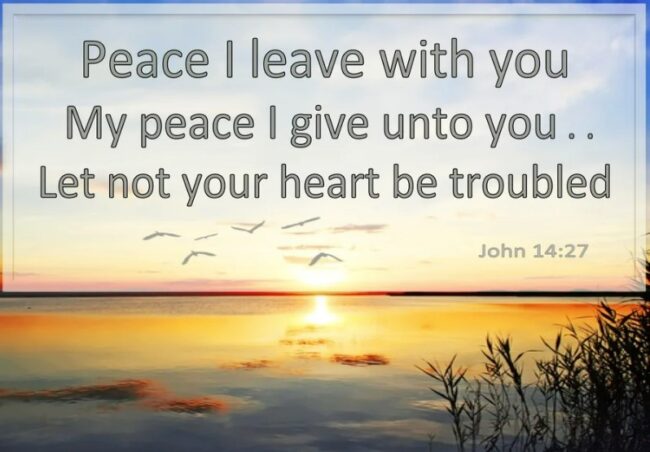 Peace be with You