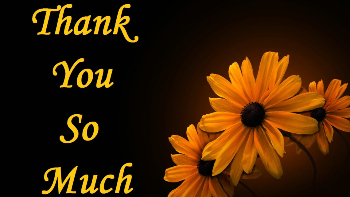 Thanksgiving Starts With “Thank You”!