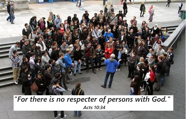 Let’s Be No Respecters!