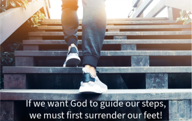 Our Surrendered Feet