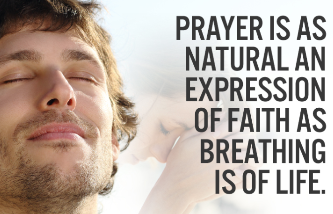 Prayer – As Natural As Breathing