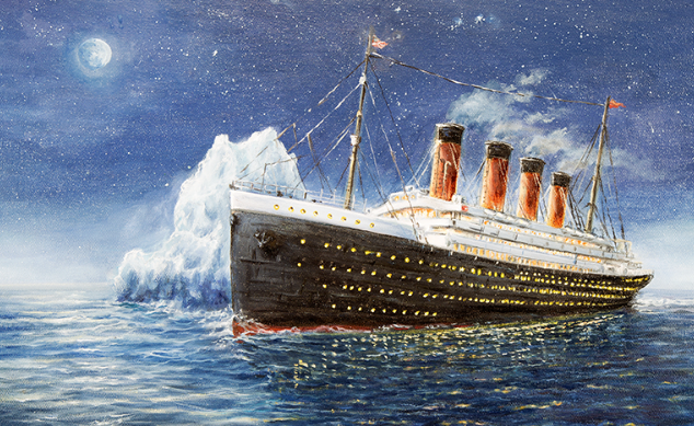 Like the Titanic or Jesus?