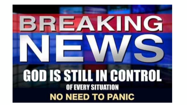 God is Still in Control