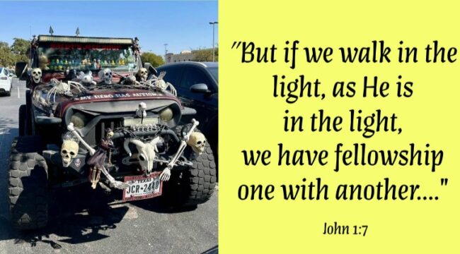 Being Light as He is Light