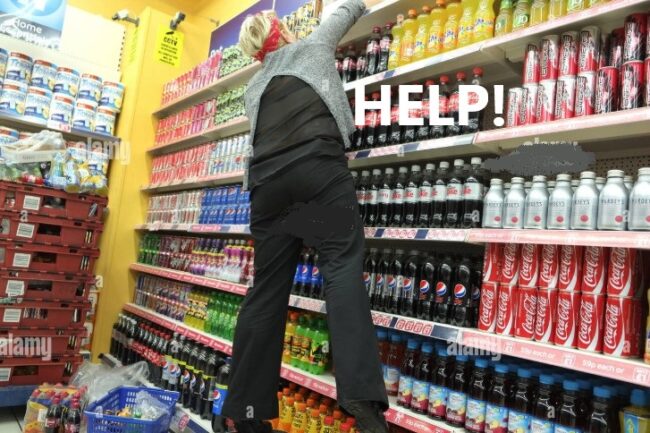 Help! I Can’t Reach It!