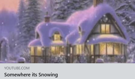 Surprise! A Smidgen of Snow!