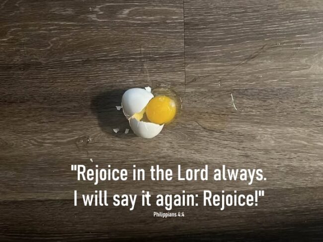 Broken Egg? Consider it Joy!