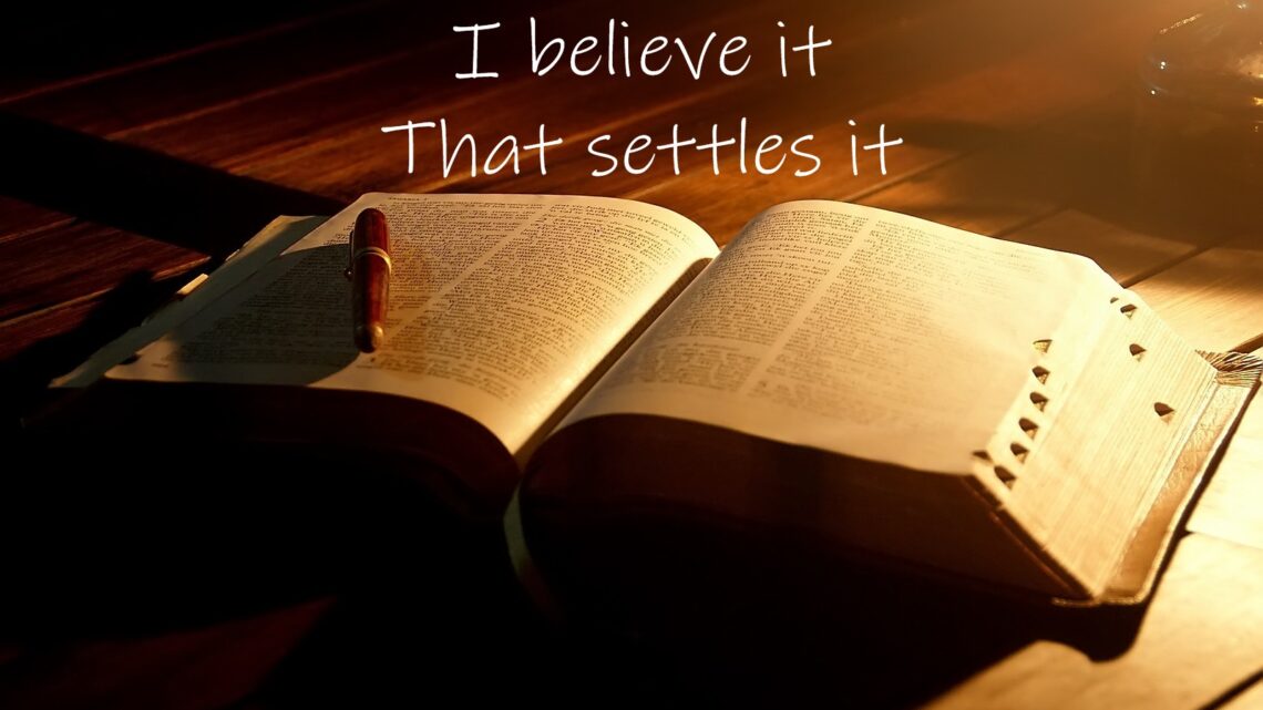 If God Said It – We Can Count on It