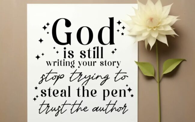 God Is Still Writing Our Story