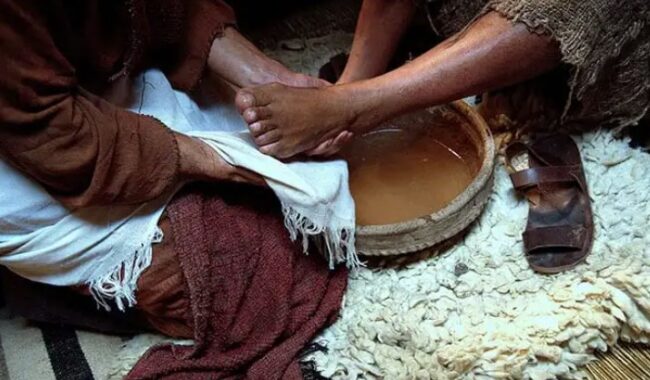 Holy Thursday: When Love Bent Low