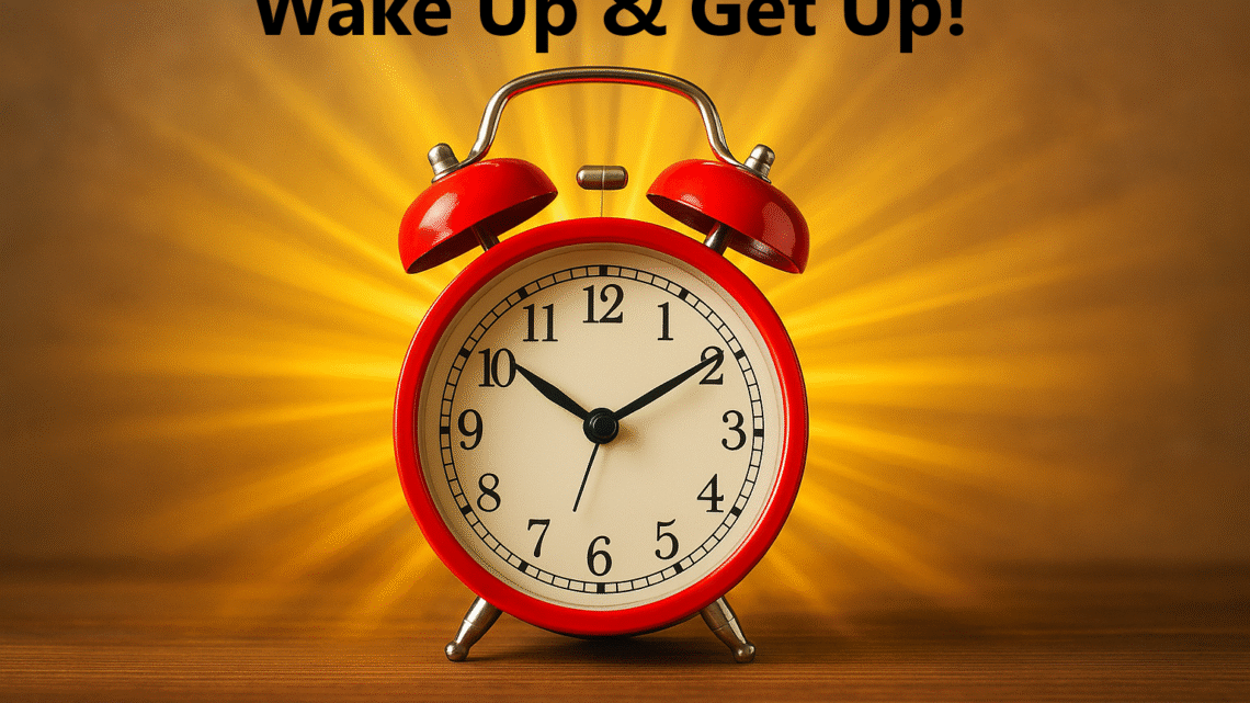 Sleepy Head! Wake Up, Giddy Up and Shine Bright!