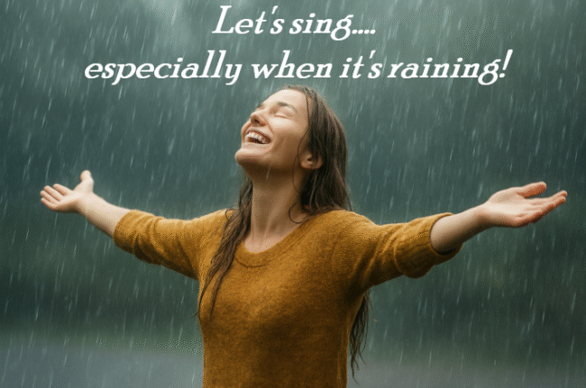Let’s Sing — Even if It’s Raining