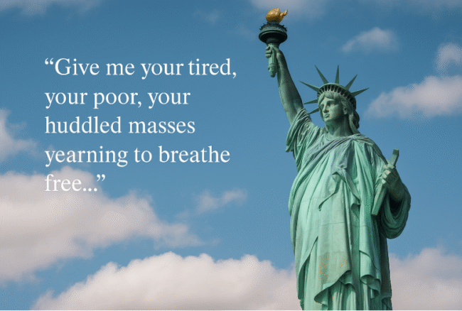 A Prayer for the Tired, the Poor, and the Yearning-to-Be-Free