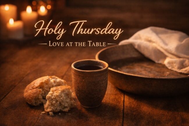Holy Thursday — Love at the Table