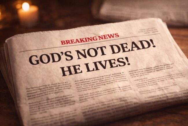 God’s Not Dead — He’s ALIVE!