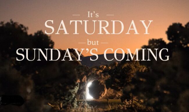 Holy Saturday: The Day In Between